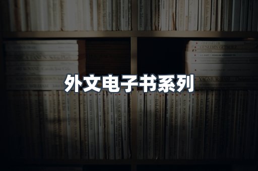 外文电子书系列